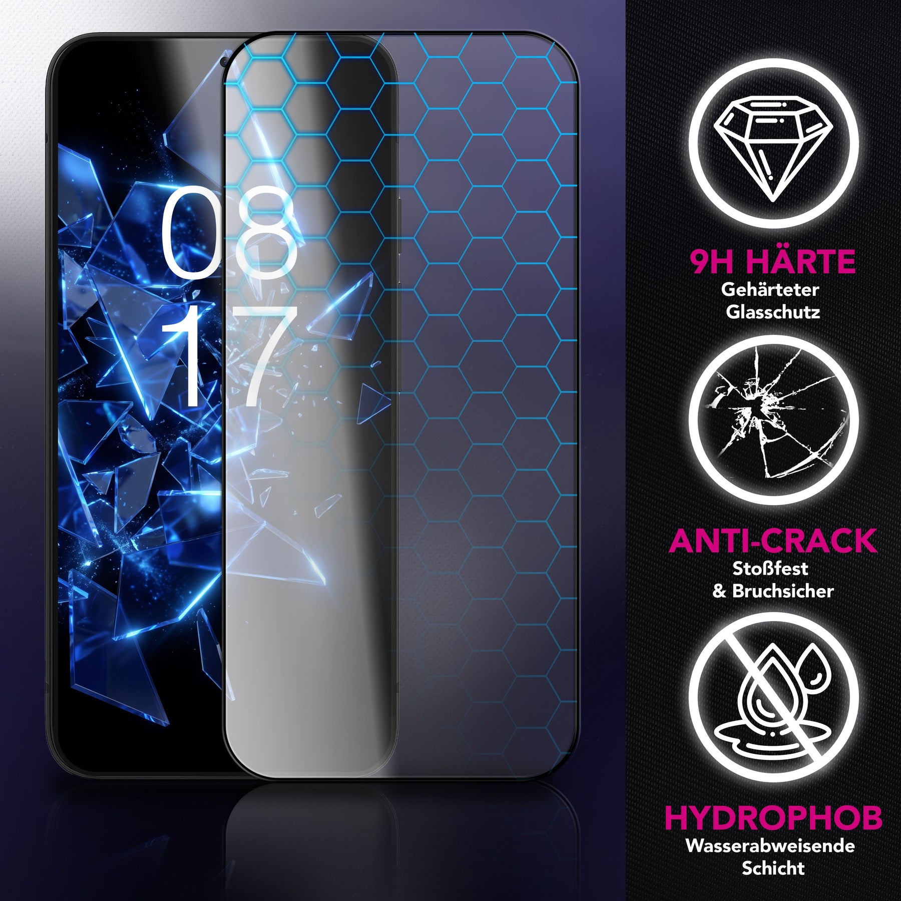 NALIA 2x Schutzglas für Google Pixel 11 / 11 Pro – Full-Screen Schutz 9H & Hüllenfreundlich – ARMORGLASSX (Display Glasfolie Transparent & 9H Härte) – Marke aus Berlin