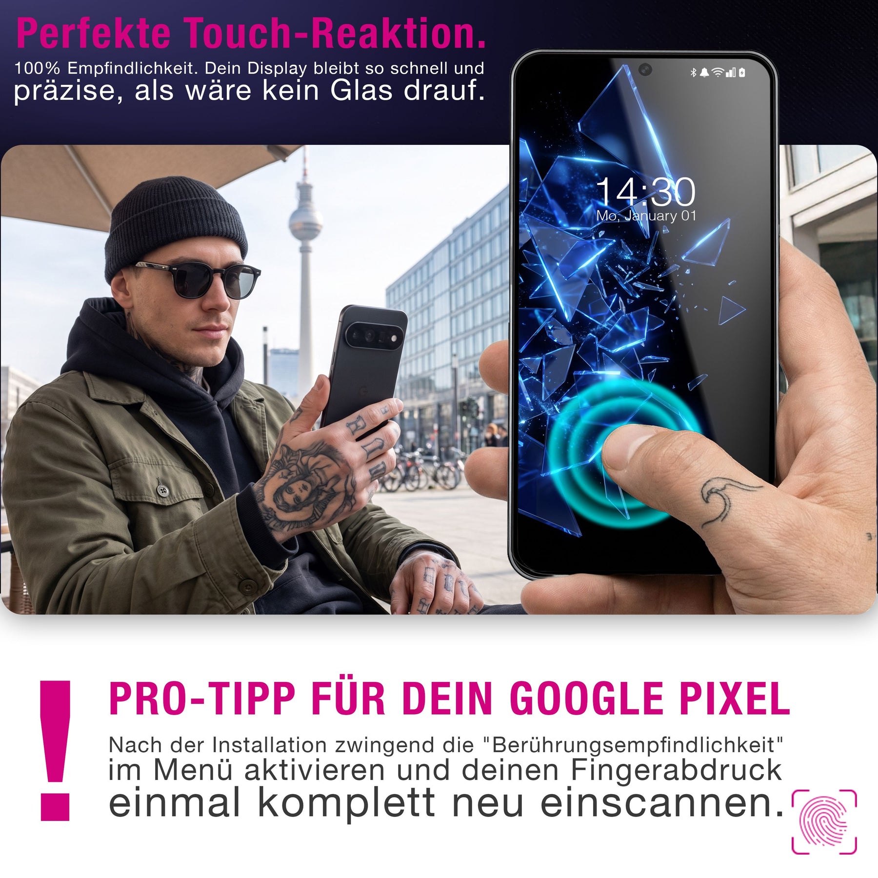 NALIA Blickschutzglas für Google Pixel 11 / 11 Pro – Härte 9H & Robust – ANTISPYX (Privacy Full-Cover) – Marke aus Berlin