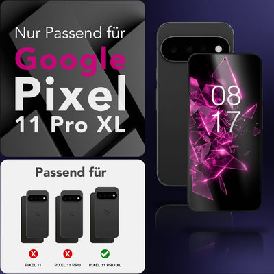 NALIA Blickschutzglas für Google Pixel 11 Pro XL – Härte 9H & Robust – ANTISPYX (Privacy Full-Cover) – Marke aus Berlin