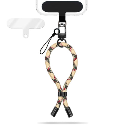 NALIA Wristy Universal Lanyard Handy-Kette für Smartphone & Handyhüllen, Handgelenk-Schlaufe mit Metallkarabiner, Verstellbares Trageband, Anti-Diebstahl Handyband Retro Camo Mix NALIA Universal Handykette