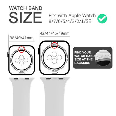 NALIA Gestreiftes Silikon Smart-Watch Ersatzarmband kompatibel mit Apple Watch Armband Ultra/SE & Series 8/7/6/5/4/3/2/1, 42 44 45 49mm, iWatch Fitnessarmband Damen & Herren Weiß Schwarz NALIA Silikon Armband