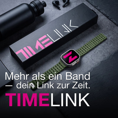 NALIA Volt Magnet Armband kompatibel mit Apple Watch Armband iWatch Series Ultra/SE/10/9/8/7/6/5/4/3/2/1, 42/44/45/49mm, Silikon Band Loop Sportarmband mit Steck-Pin Verschluss Waldgrün NALIA Silikon Armband