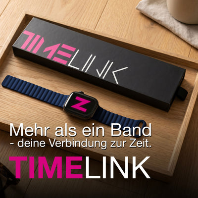 NALIA Core Magnet Armband kompatibel mit Apple Watch Series Ultra/SE/10/9/8/7/6/5/4/3/2/1 – 42/44/45/46/49mm, Atmungsaktives Silikon Loop, Sportarmband mit Rillendesign Ozeannacht NALIA Silikon Armband