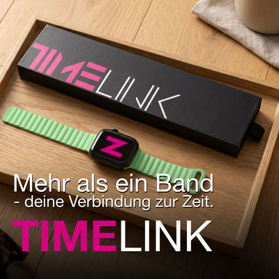 NALIA Core Magnet Armband kompatibel mit Apple Watch Series Ultra/SE/10/9/8/7/6/5/4/3/2/1 – 42/44/45/46/49mm, Atmungsaktives Silikon Loop, Sportarmband mit Rillendesign Zitronenwald NALIA Silikon Armband
