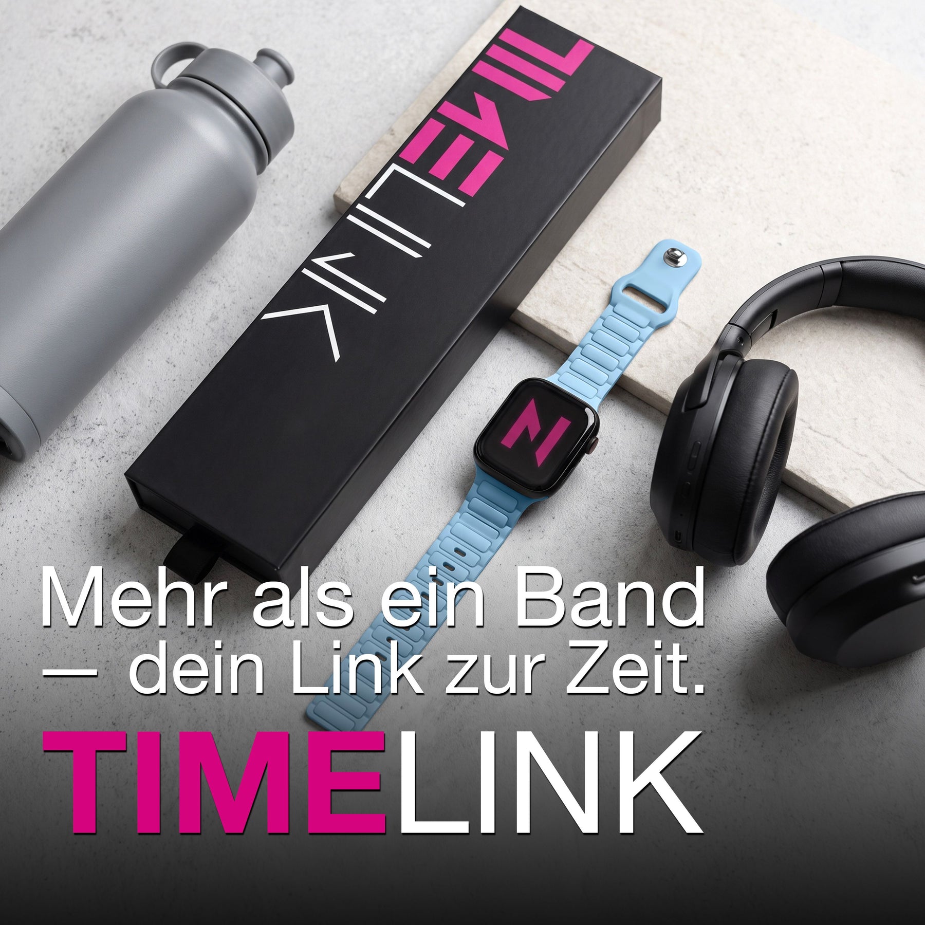 NALIA Pulse Silikon Armband kompatibel mit Apple Watch Armband iWatch Series SE/10/9/8/7/6/5/4/3/2/1, 38/40/41/42mm, 3D Textur Sportarmband mit Steck-Pin Verschluss Ozeanblau NALIA Silikon Armband