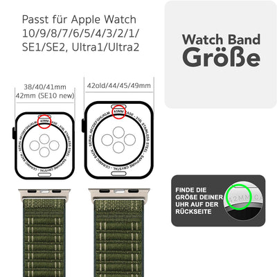 NALIA Apple Watch Armband Apple Watch Armband iWatch Series SE/10/9/8/7/6/5/4/3/