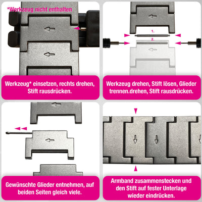 NALIA Argon Titan Armband kompatibel mit Apple Watch Armband iWatch Series SE/10/9/8/7/6/5/4/3/2/1, 38/40/41/42mm, Metall Ersatzarmband mit Faltschließe, Matt, Leicht, Rostfrei Titan Natur NALIA Metall Armband