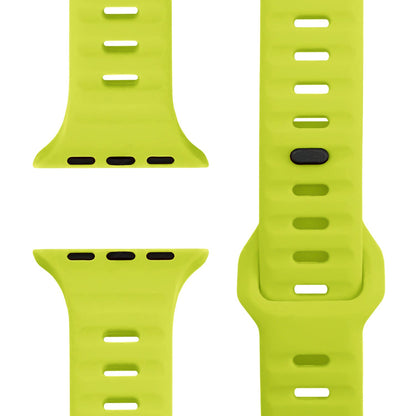 NALIA Motion Armband für Apple Watch SE/10/9/8/7/6/5/4/3/2/1, Gehäusegröße 38/40/41/42mm, Soft Silikon Ersatz Sportarmband mit Steck-Pin Verschluss