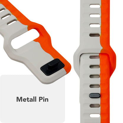 NALIA Motion Armband für Apple Watch SE/10/9/8/7/6/5/4/3/2/1, Gehäusegröße 38/40/41/42mm, Soft Silikon Ersatz Sportarmband mit Steck-Pin Verschluss