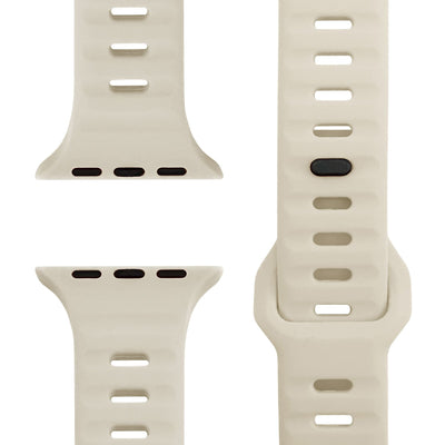 NALIA Motion Silikon Armband kompatibel mit Apple Watch Armband iWatch Series Ultra/SE 10 9 8 7 6 5 4 3 2 1, 42/44/45/46/49mm, Ersatzarmband Sportarmband Steck-Pin Verschluss Polarstern NALIA Silikon Armband