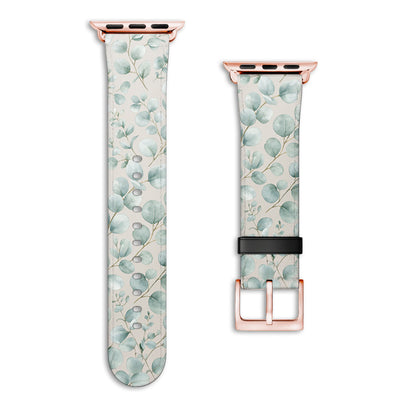 Haze - Apple Watch Armband 44/45/46/49mm 44 45 46 49mm Matt Rose Gold NALIA Kunstleder Armband