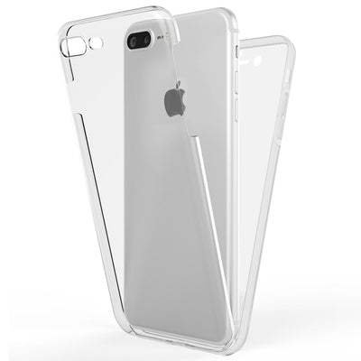NALIA 360° Hülle für iPhone 7 Plus / 8 Plus – Vorne & Hinten Schutz – 360GUARD (Full-Body Case) – Marke aus Berlin Transparent NALIA Transparente Hülle