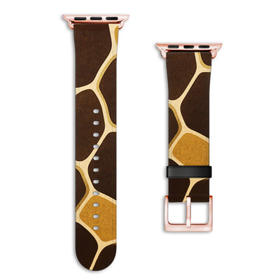 Gigi - Apple Watch Armband 38/40/41/42mm 38 40 41 42mm Matt Rose Gold NALIA Kunstleder Armband