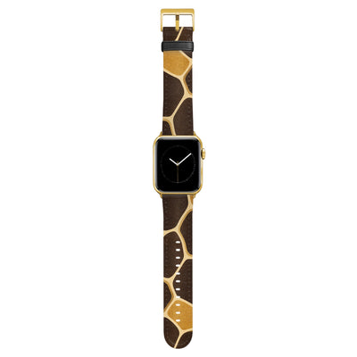 Gigi - Apple Watch Armband 44/45/46/49mm 44 45 46 49mm Matt Gold NALIA Kunstleder Armband