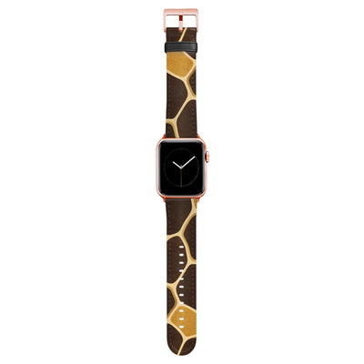 Gigi - Apple Watch Armband 44/45/46/49mm 44 45 46 49mm Matt Rose Gold NALIA Kunstleder Armband