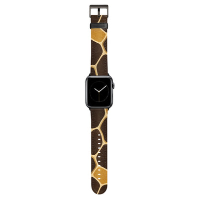 Gigi - Apple Watch Armband 38/40/41/42mm 38 40 41 42mm Matt Schwarz NALIA Kunstleder Armband