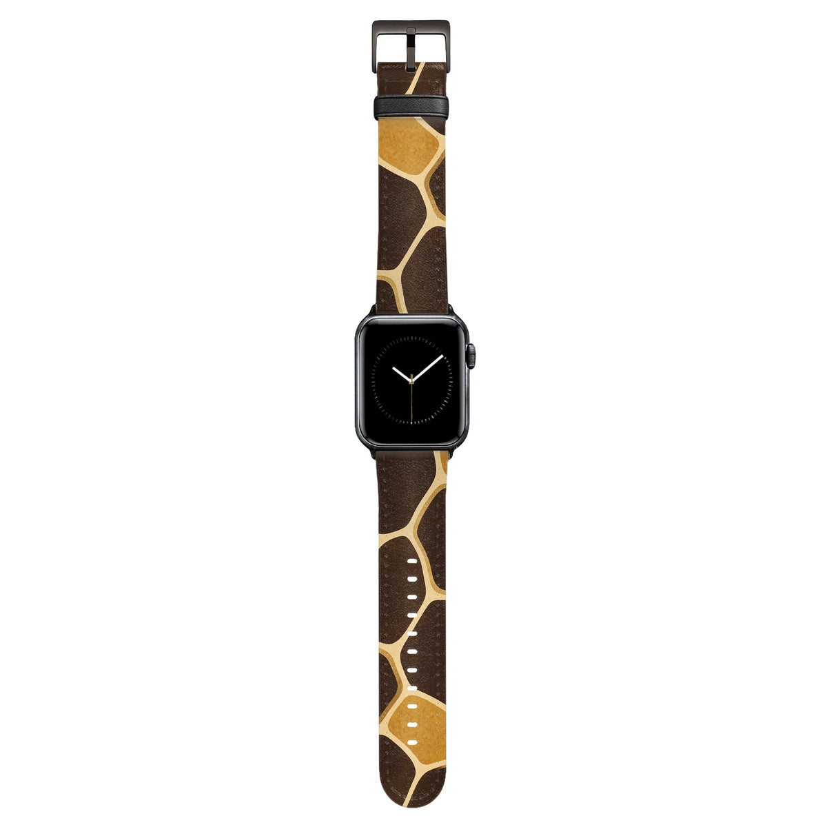 Gigi - Apple Watch Armband 44/45/46/49mm 44 45 46 49mm Matt Schwarz NALIA Kunstleder Armband