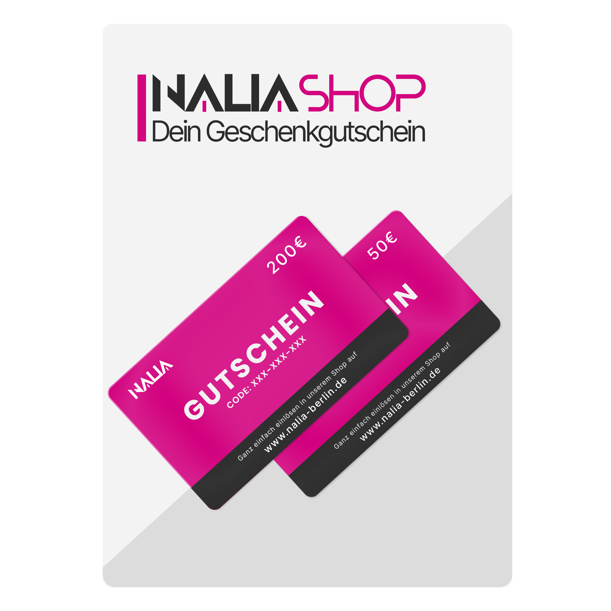 NALIA Geschenkgutschein (Digital) NALIA Geschenkgutschein