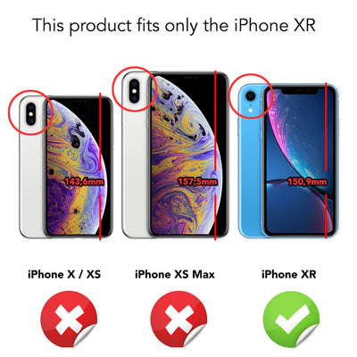 NALIA Glitzerhülle für iPhone XR – Funkelnder Glitzer-Look & Grip – SHINEPOP (Silikon Case) – Marke aus Berlin Lila NALIA Protective Hülle