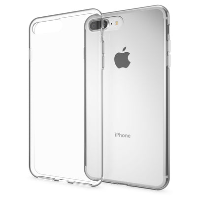 NALIA Transparente Silikonhülle für iPhone 7 Plus / 8 Plus – Anti-Gelb & Rutschfest – GLAZE (Handyhülle Kristallklar, Schlank & Stoßfest) – Marke aus Berlin Default Title NALIA Transparente Hülle