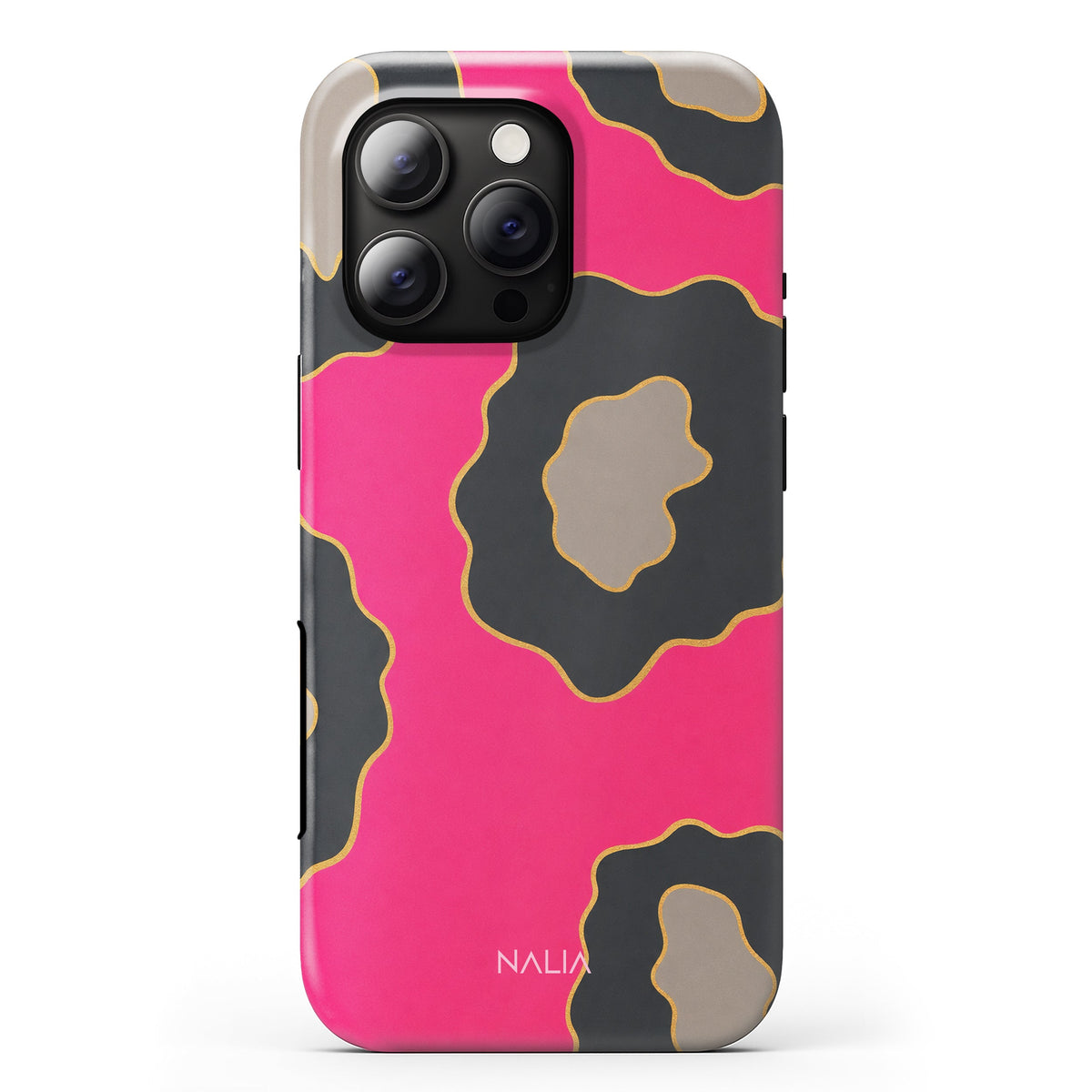 Lola iPhone 16 Pro Hülle mit Leopardenmuster, Rückseite