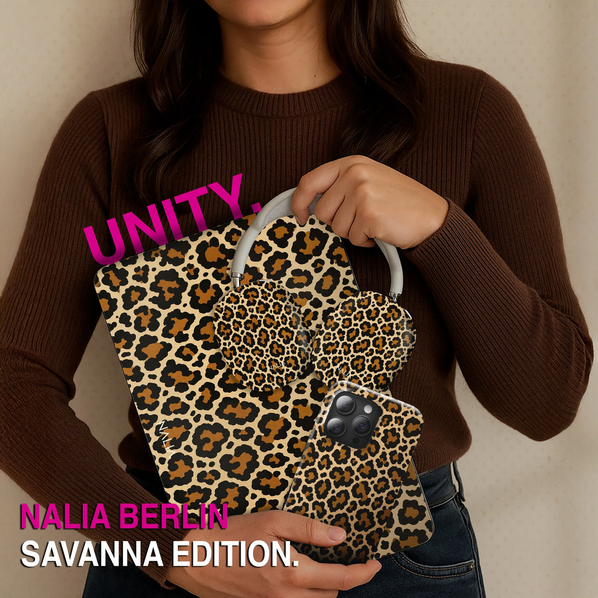 Savanna - iPhone 15 Pro Hülle NALIA Protective Hülle