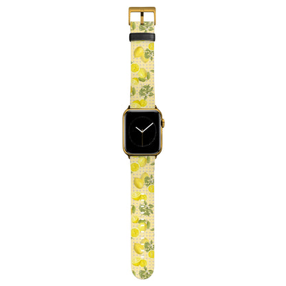 Limona - Apple Watch Armband 38-41mm & 42 (ab Serie 10) 38-41mm & 42 (ab Serie 10) Matt Gold NALIA Kunstleder Armband