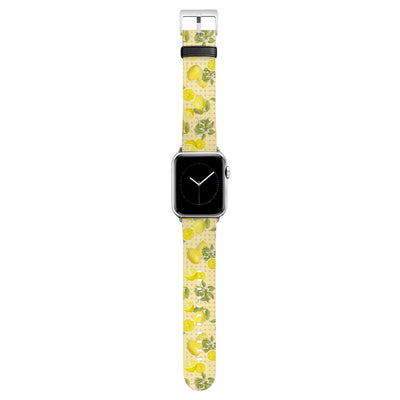 Limona - Apple Watch Armband 44-49mm & 42 (Serie 1-3) 44-49mm & 42 (Serie 1-3) Matt Silber NALIA Kunstleder Armband
