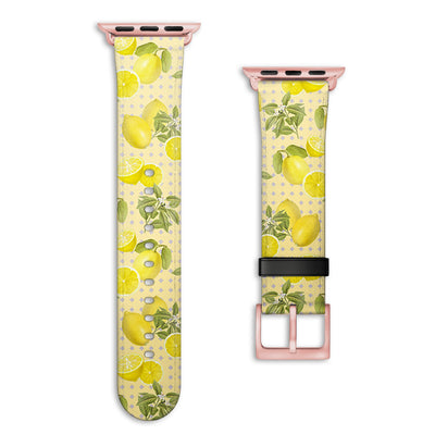 Limona - Apple Watch Armband 44-49mm & 42 (Serie 1-3) 44-49mm & 42 (Serie 1-3) Matt Rose Gold NALIA Kunstleder Armband