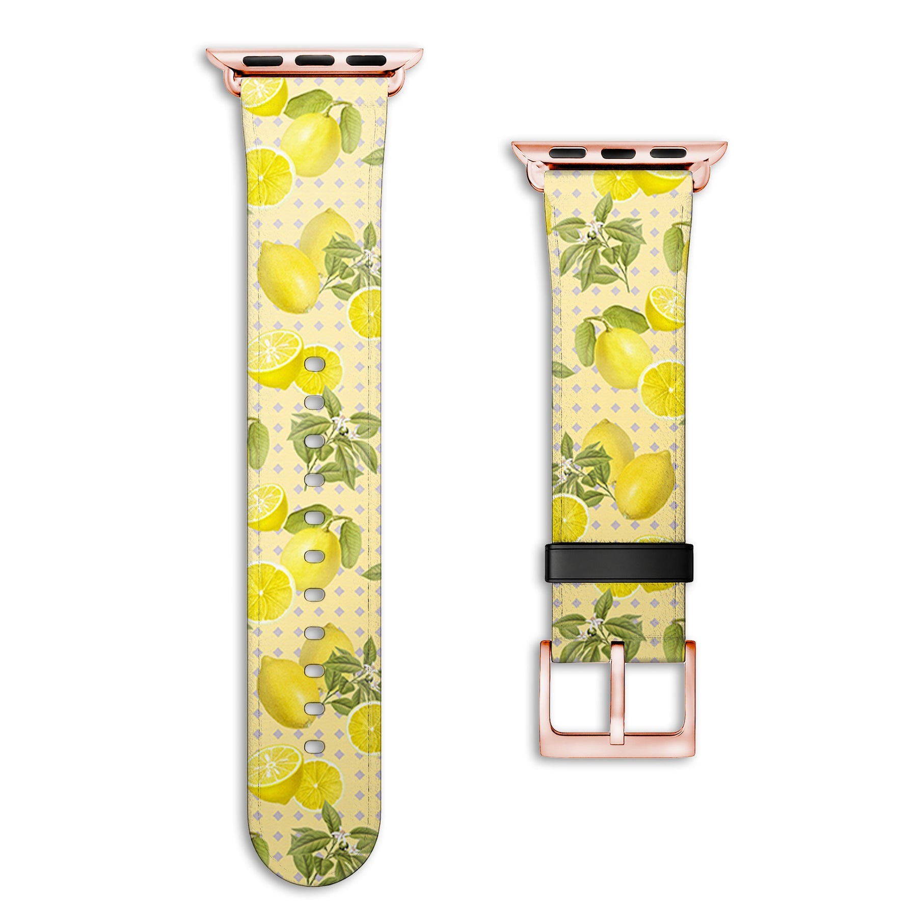 Limona - Apple Watch Armband 44-49mm & 42 (Serie 1-3) 44-49mm & 42 (Serie 1-3) Matt Rose Gold NALIA Kunstleder Armband