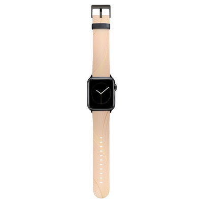 Lumina - Apple Watch Armband 44-49mm & 42 (Serie 1-3) 44-49mm & 42 (Serie 1-3) Matt Schwarz NALIA Kunstleder Armband