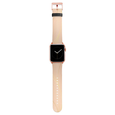 Lumina - Apple Watch Armband 44-49mm & 42 (Serie 1-3) 44-49mm & 42 (Serie 1-3) Matt Rose Gold NALIA Kunstleder Armband