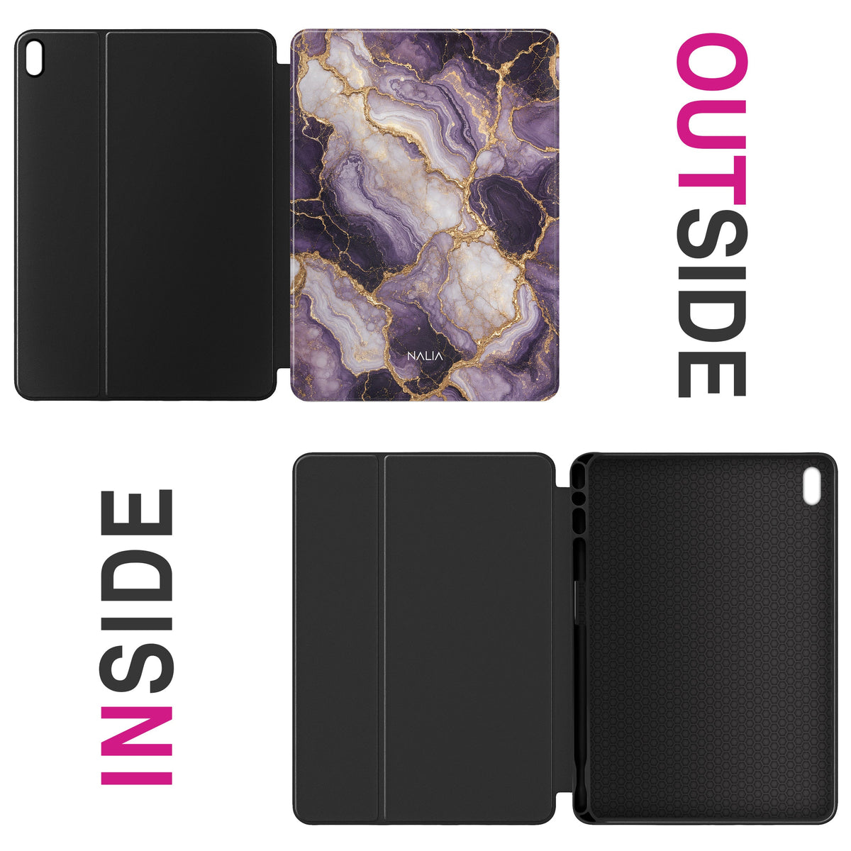 Amethyst - iPad Air 11″ (M2 [2024] & M3 [2025]) Hülle NALIA Protective Hülle