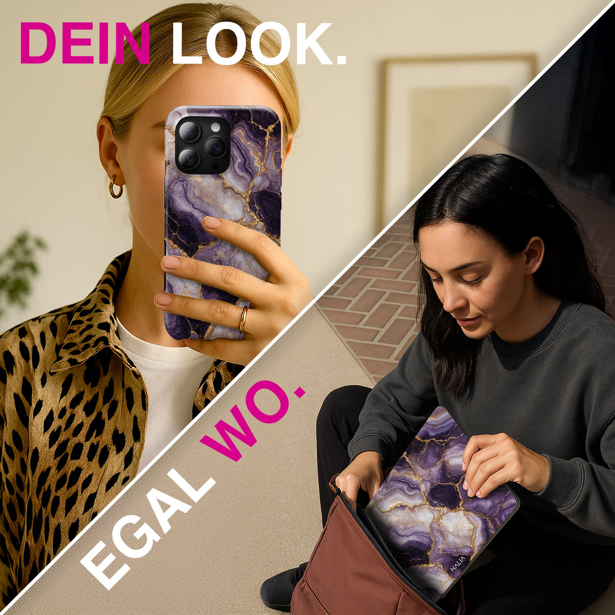 Amethyst - iPhone 12 Mini Hülle NALIA Protective Hülle