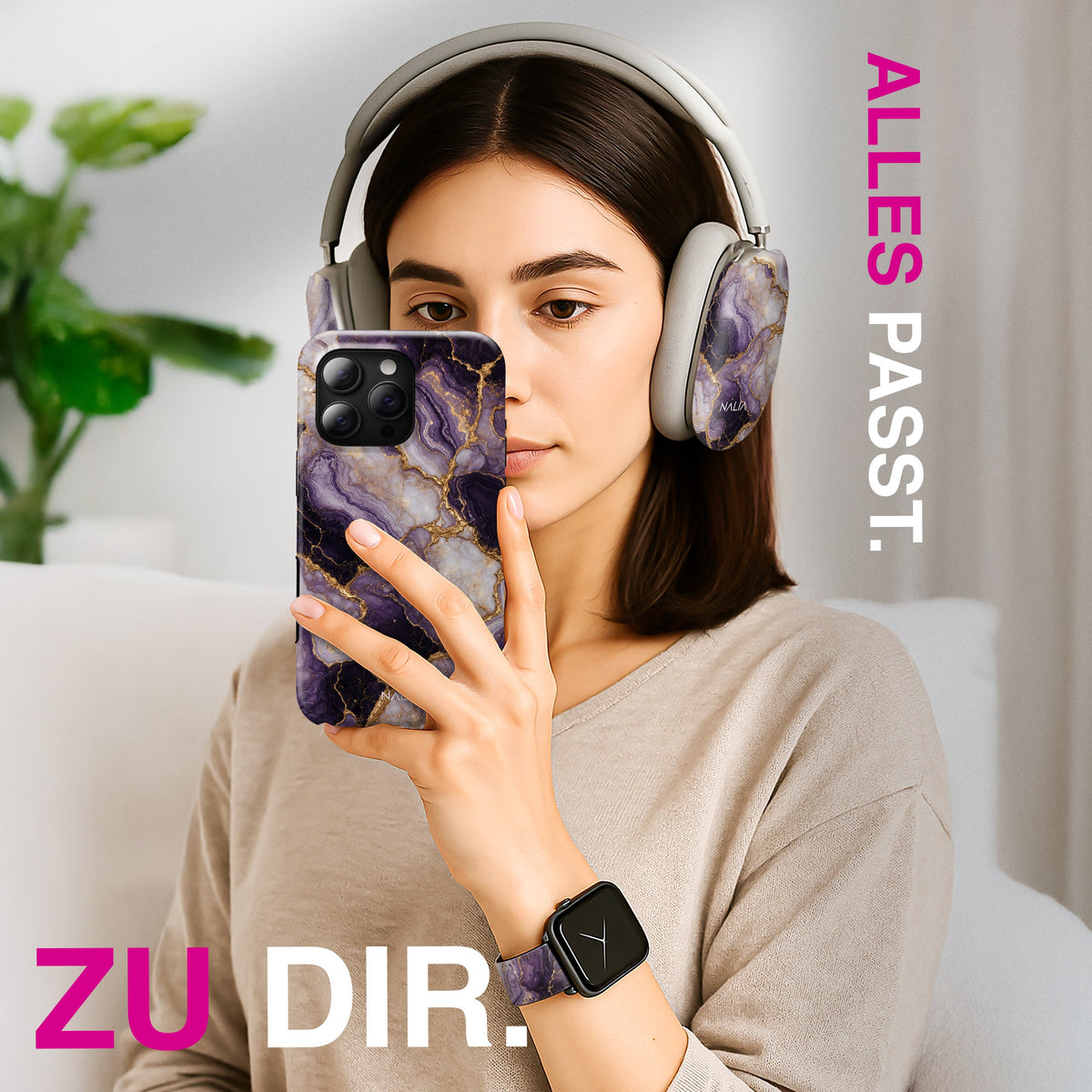 Amethyst - iPhone 17 Air Hülle NALIA Protective Hülle