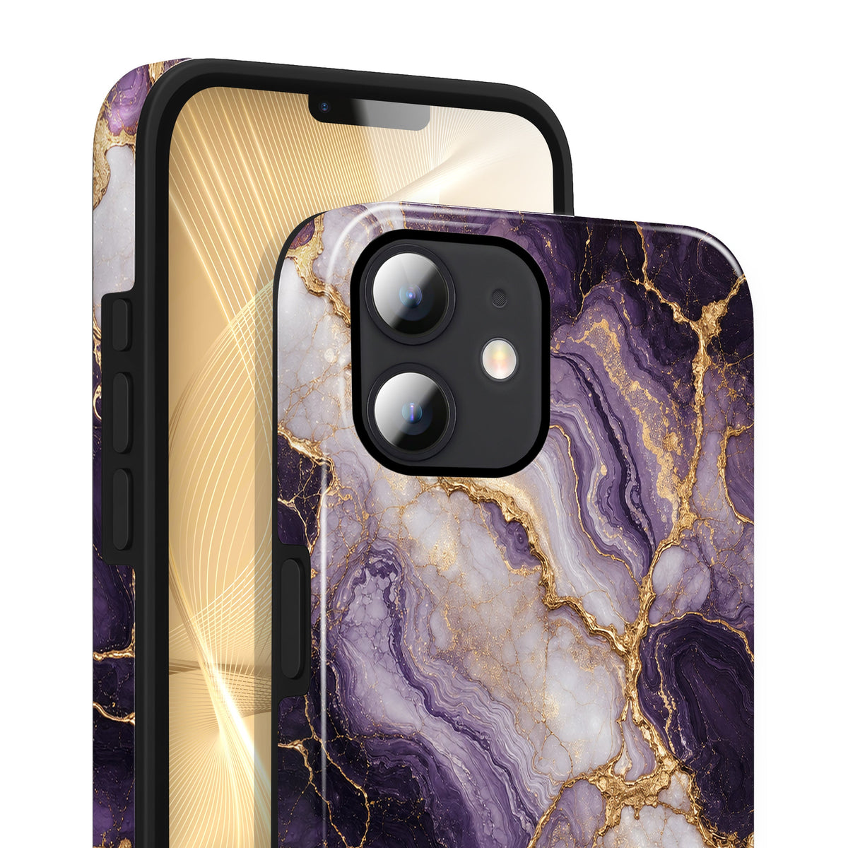 Amethyst - iPhone 12 Hülle NALIA Protective Hülle