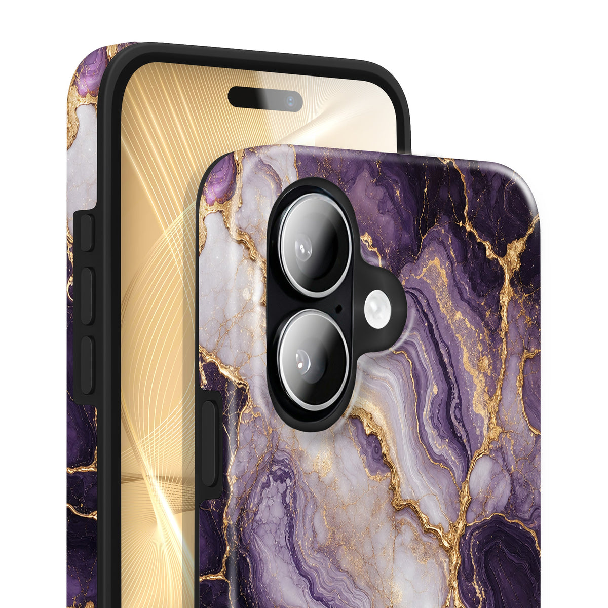 Amethyst - iPhone 16 Hülle NALIA Protective Hülle