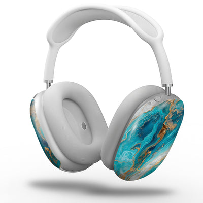 Riviera AirPods Max Hülle mit Marmoroptik, schräg