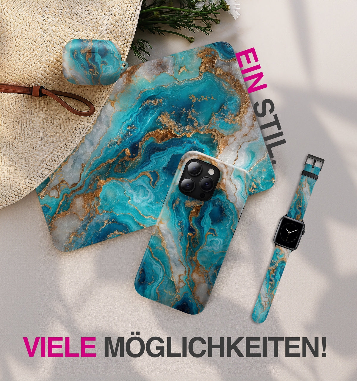 Riviera - iPad (9th/8th/7th Generation) Hülle NALIA Protective Hülle