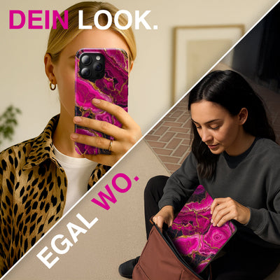 Rubin - Apple Watch Armband 44/45/46/49mm 44 45 46 49mm Matt Schwarz NALIA Kunstleder Armband