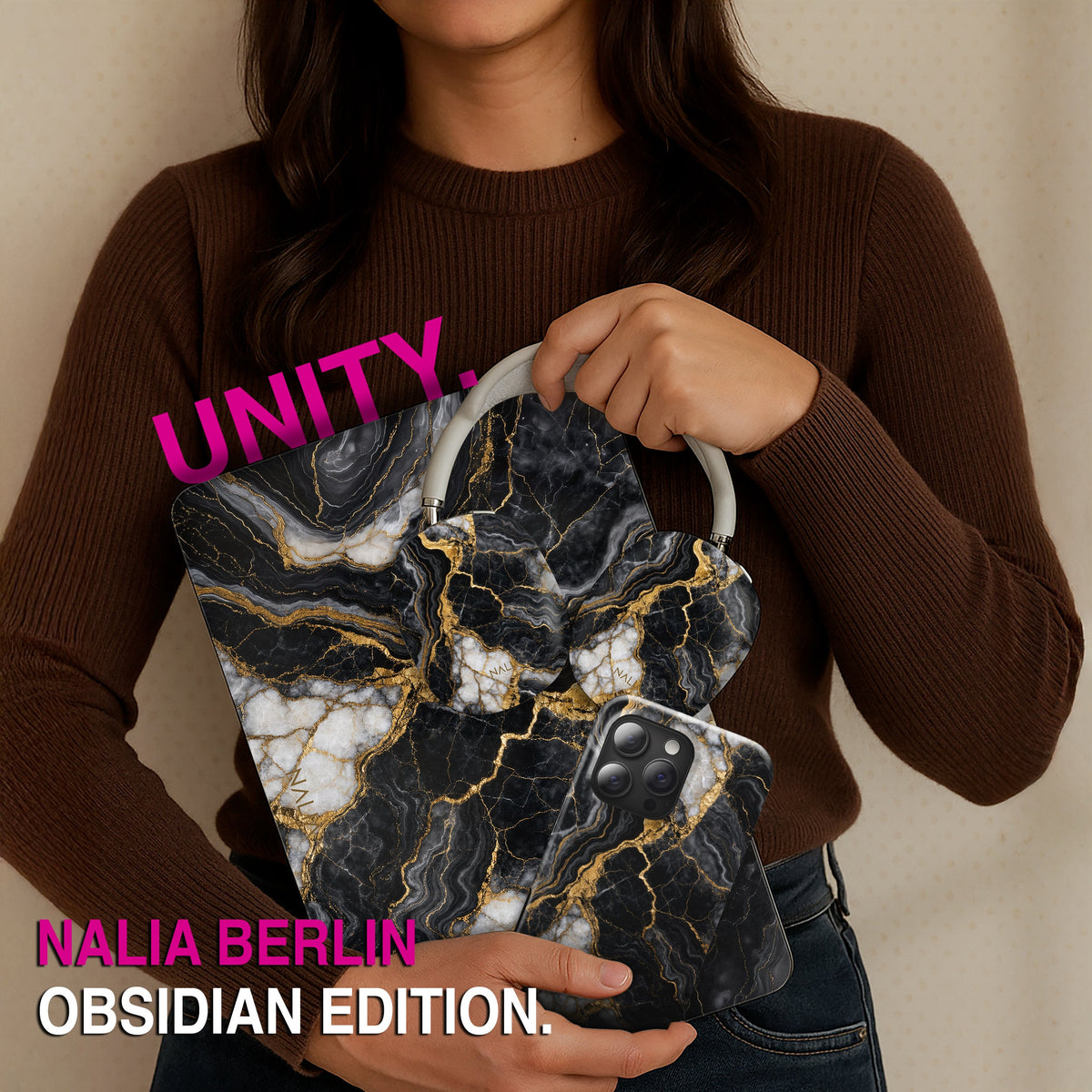 Obsidian - iPhone 17 Hülle NALIA Protective Hülle