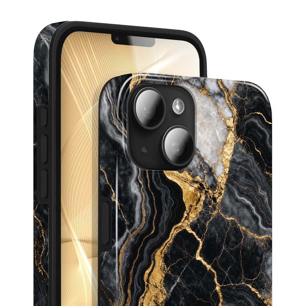 Obsidian - iPhone 15 Hülle NALIA Protective Hülle