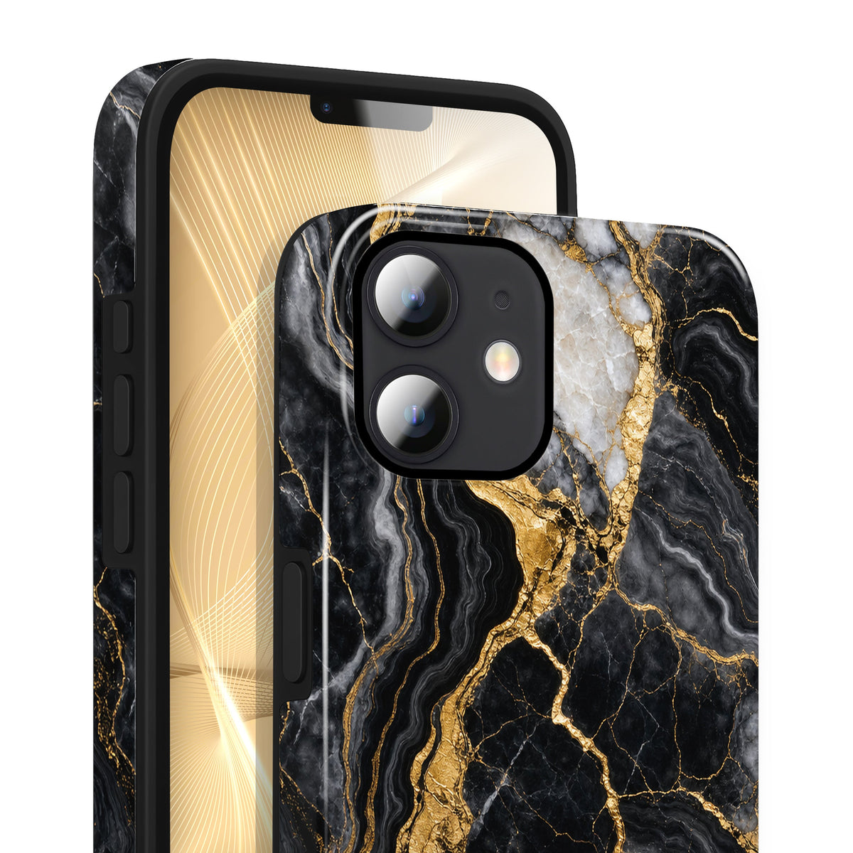 Obsidian - iPhone 12 Mini Hülle NALIA Protective Hülle