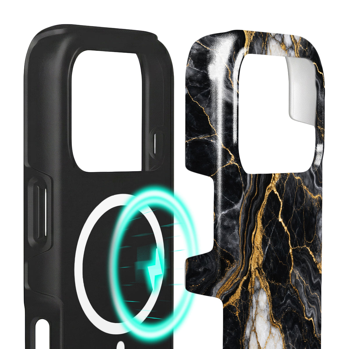 Obsidian - iPhone 17 Pro Hülle NALIA Protective Hülle