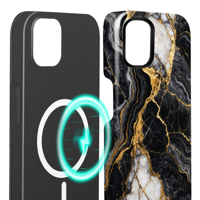 Obsidian - iPhone 12 Hülle NALIA Protective Hülle