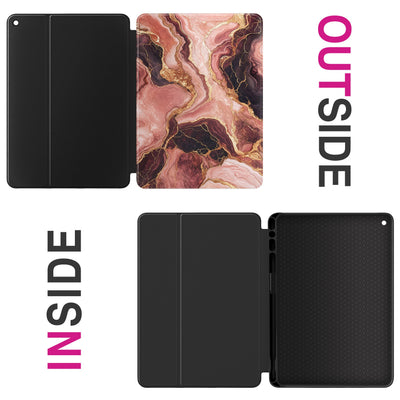 Rosenquarz - iPad (9th/8th/7th Generation) Hülle NALIA Protective Hülle