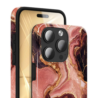 Rosenquarz - iPhone 14 Pro Max Hülle NALIA Protective Hülle