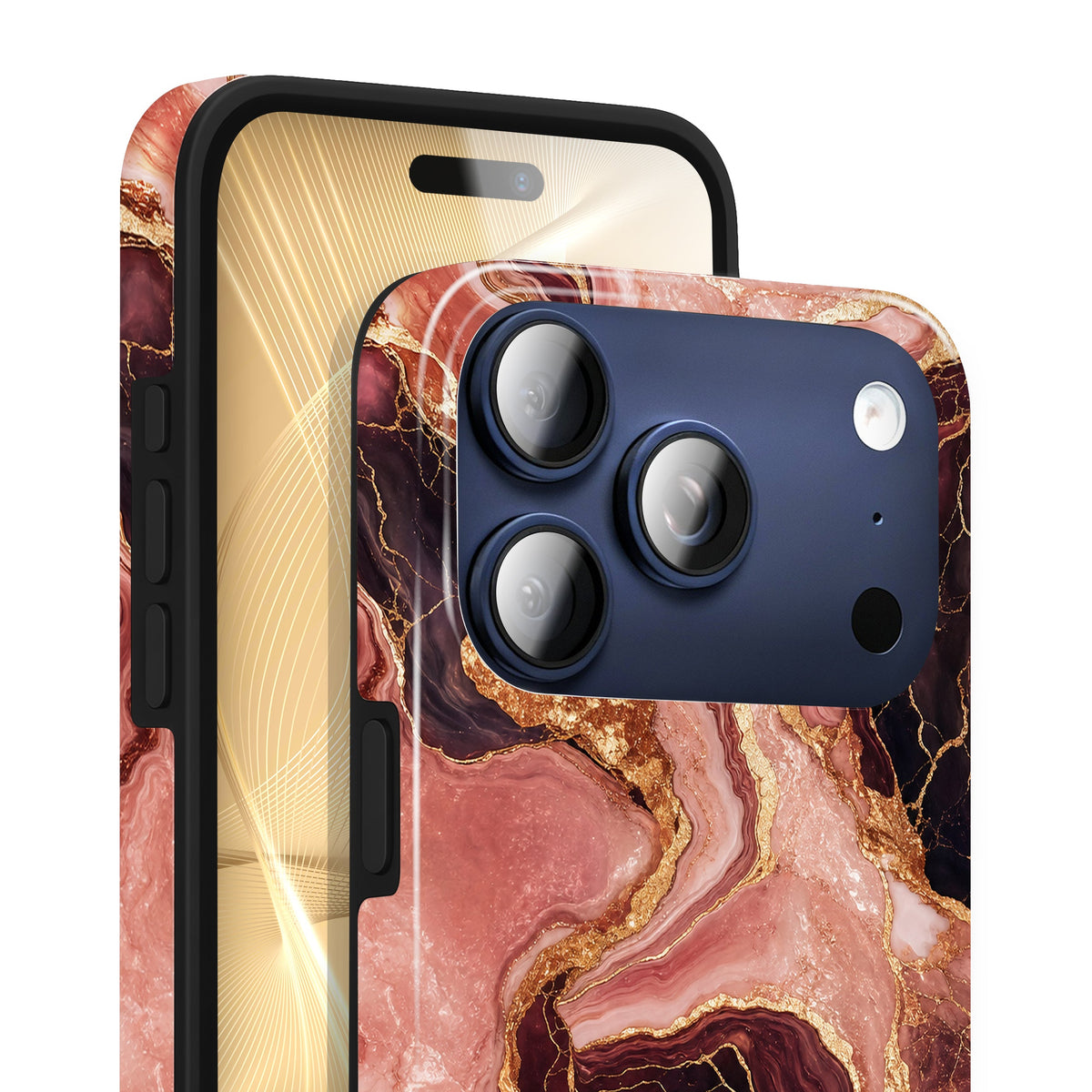 Rosenquarz - iPhone 18 Pro Max Hülle NALIA Protective Hülle