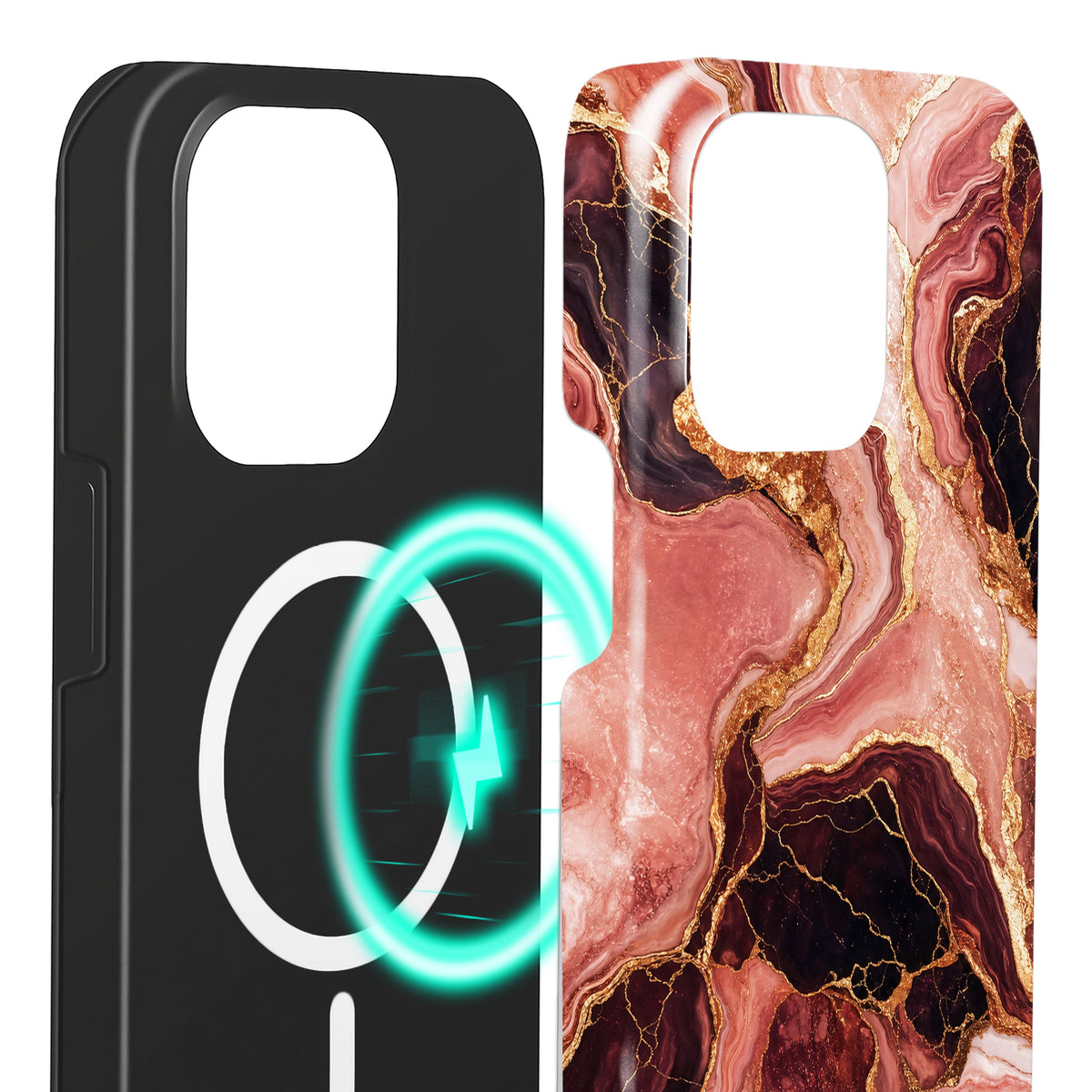 Rosenquarz - iPhone 12 Pro Max Hülle NALIA Protective Hülle