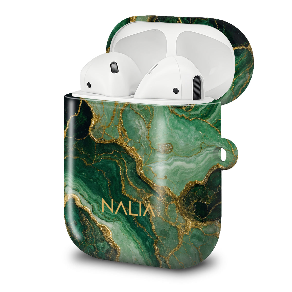 Malachit - AirPods 1 / 2 Hülle NALIA Protective Hülle